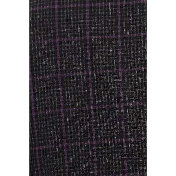 Derman Double Breasted Black Check Suit 2 Piece Suit